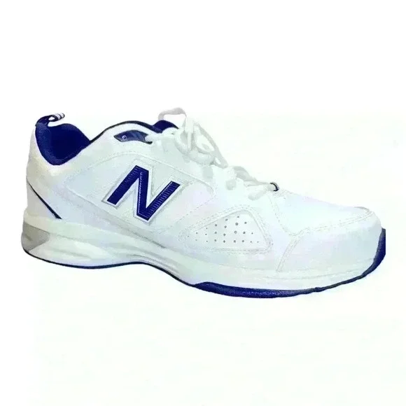 MSRP $105 LIKE NEW Balance Men's Fitness Multisport  Shoes Sz 11 White/NavyBlue - Picture 6 of 15
